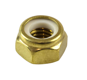 HEX. ELASTIC NUT M8, BRASS